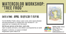Watercolor Workshop: Tree Frog Watercolor Workshop: Tree Frog