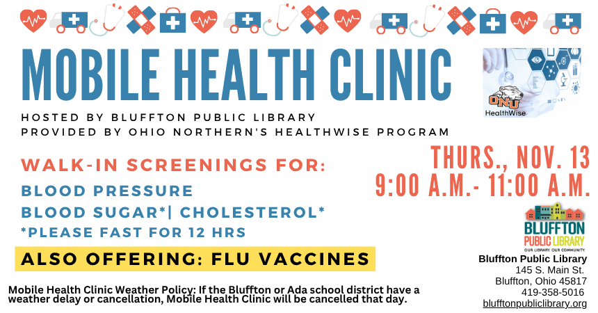 Mobile Health Clinic - November Mobile Health Clinic - November