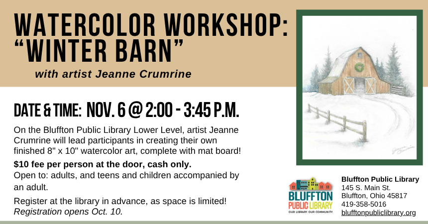 Watercolor Workshop: Winter Barn Watercolor Workshop: Winter Barn