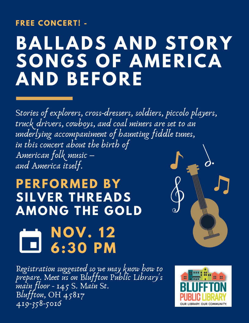 Ballads And Story Songs Of America And Before A Free Concert