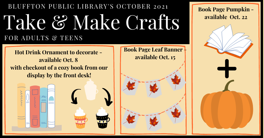 Take & Make Craft for Adults - Available this Friday!