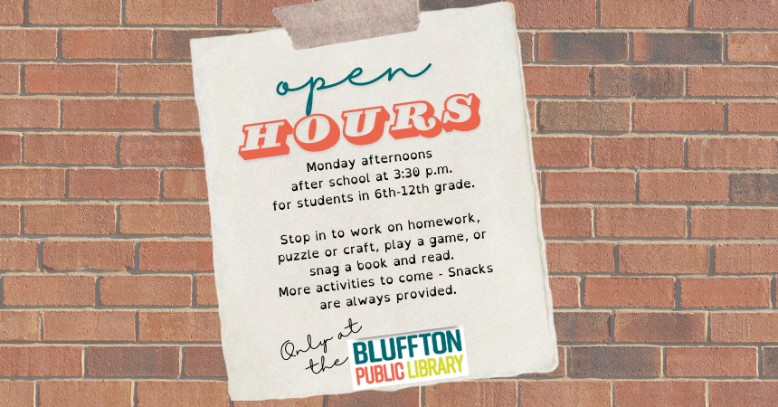 &quot;Open Hours&quot; for Teens