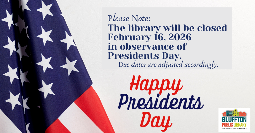 Library Closed for Presidents Day