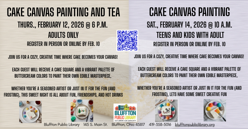 Cake Canvas Painting