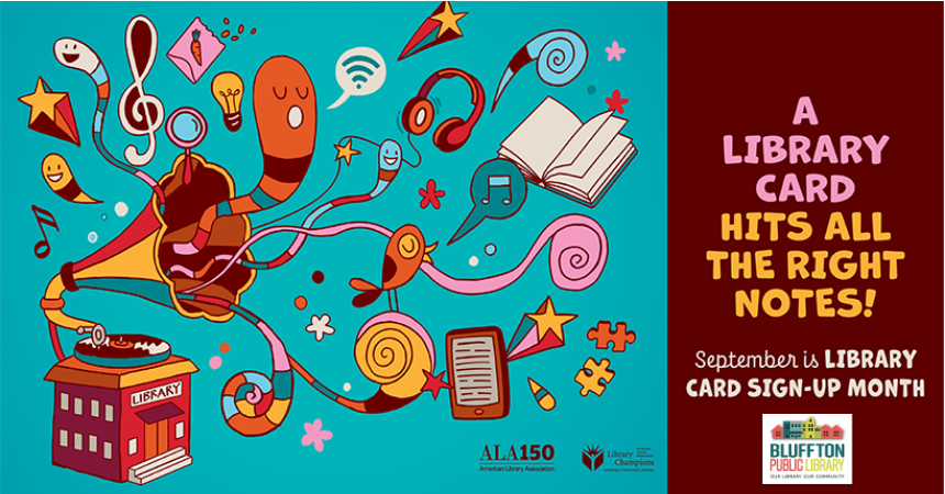 Celebrate Library Card Sign-up Month