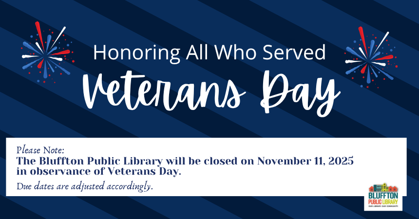 Library Closed for Veterans Day