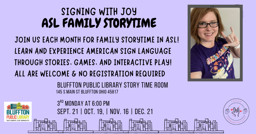Signing with Joy - ASL Family Storytime
