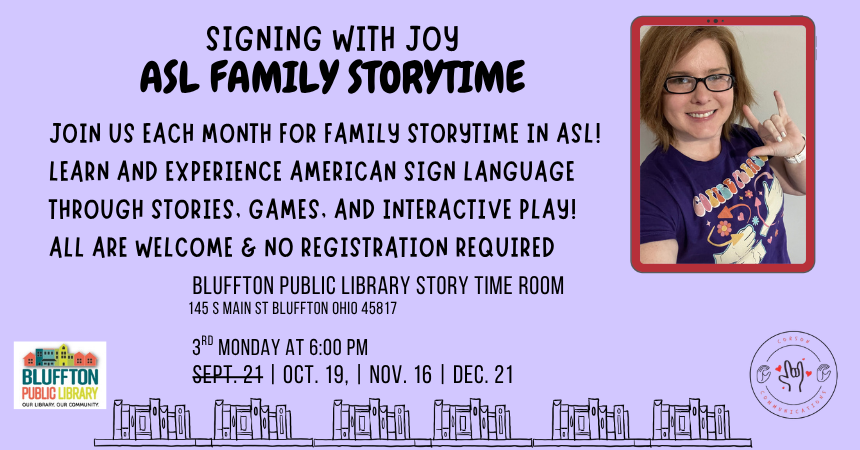 Signing with Joy - ASL Family Storytime