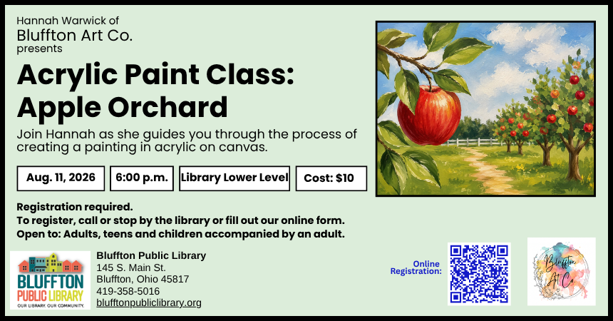 Acrylic Art Class: Apple Orchard