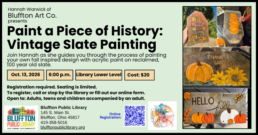 Paint a Piece of History: Vintage Slate Painting