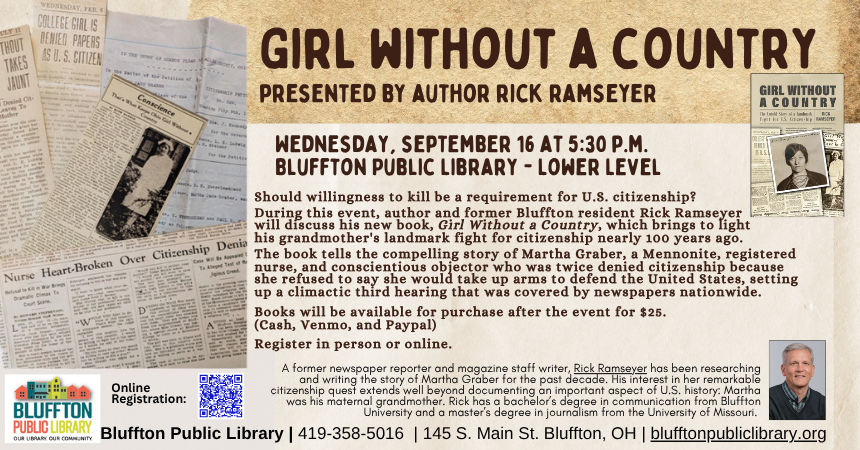 Rick Ramseyer presents Girl Without a Country