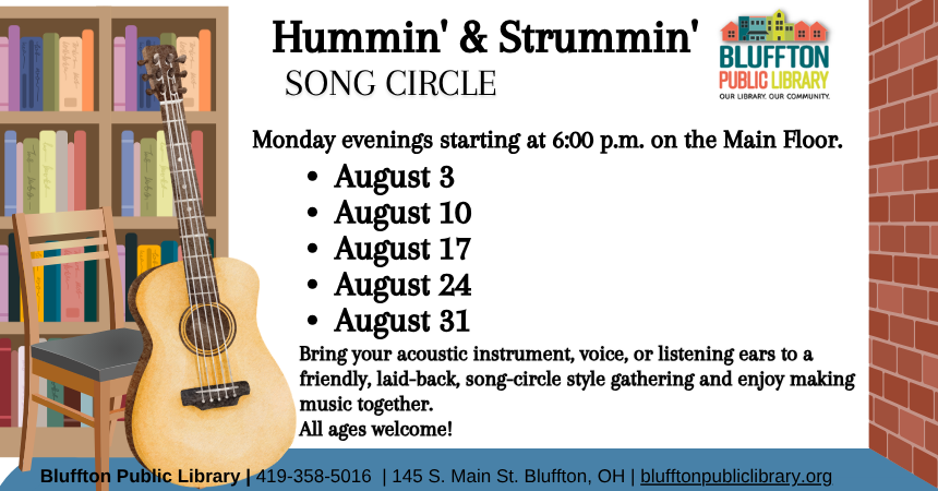 Hummin' &amp; Strummin' Song Circle - August
