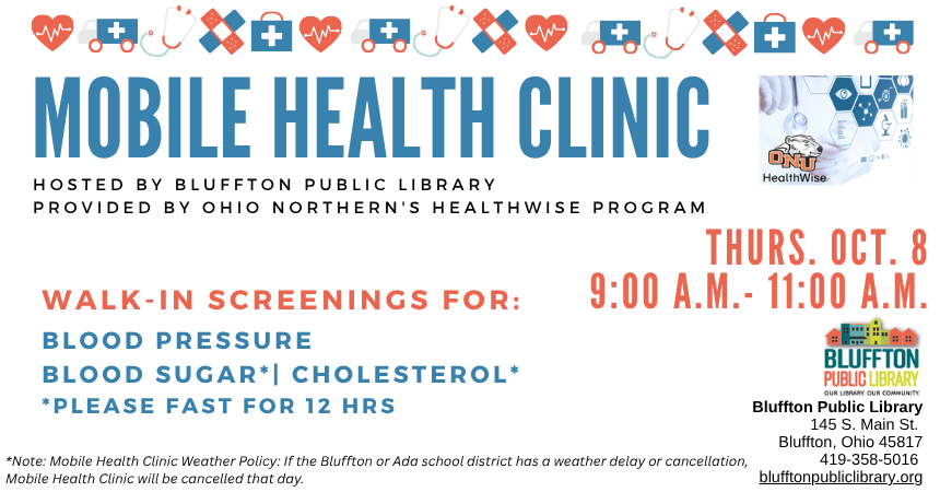 Mobile Health Clinic: October