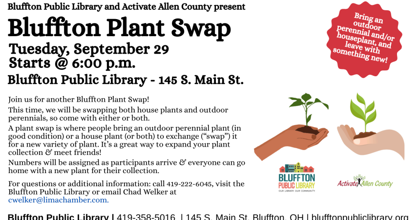 Plant Swap with Activate Allen County - September