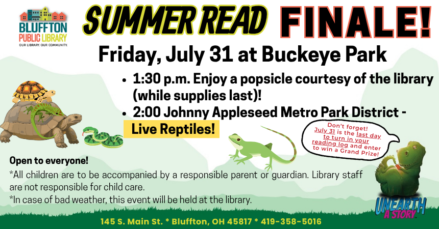 Unearth a story: Summer Reading Finale