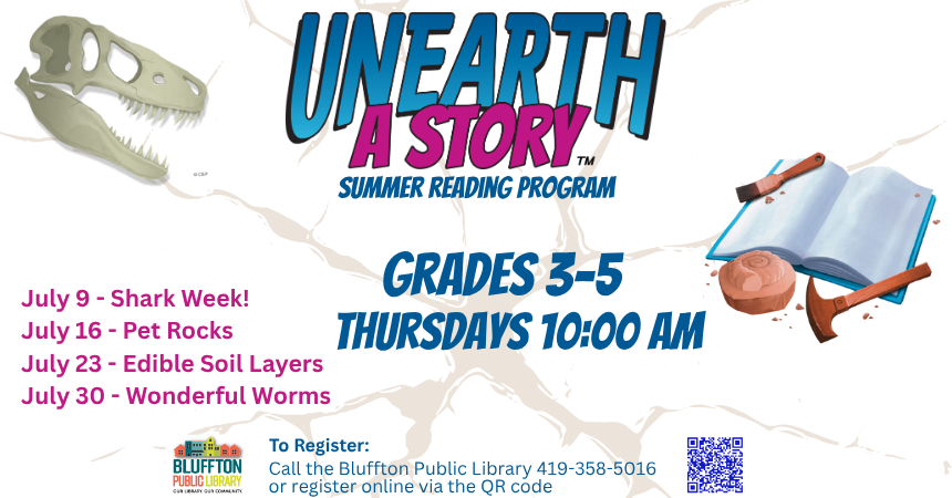 Tuesdays, July 7, 14, 21 and 28 at 10:00 a.m. Register in person or online.