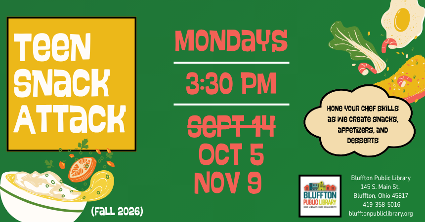 Teen Snack Attack - Fall