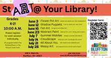 StART @ the Library: activities for Grades K-2