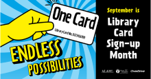 Celebrate Library Card Sign-up Month