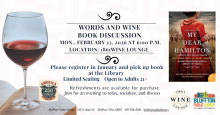 Words & Wine Book Discussion: My Dear Hamilton