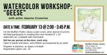 Watercolor Workshop: Geese