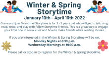Children Winter & Spring Storytime 2022