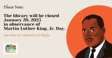 Library Closed for Martin Luther King, Jr. Day