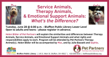 Pet Partners - Service animals, Therapy animals and Emotional Support 