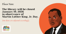 Library Closed for Martin Luther King Jr. Day