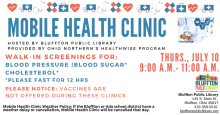 Mobile Health Clinic - July