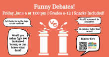 Funny Debates (Grades 6-12) Funny Debates (Grades 6-12)