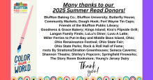 Summer Read Donors - Thank you!