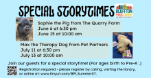 Special Storytime with animals 