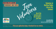 Calling Teen Volunteers