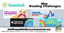 Beanstack May Reading Challenges