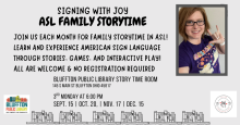 Signing with Joy - ASL Family Storytime Signing with Joy - ASL Family Storytime