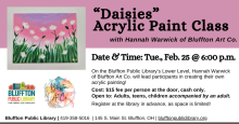 "Daisies" Acrylic Paint Class with Bluffton Art Company