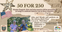 50 for 250: John Jantzen and Wendy Chappell-Dick