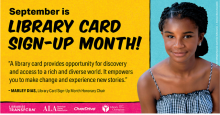 September is Library Card Sign-up Month!