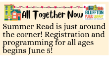 Summer Read "All Together Now" begins June 5