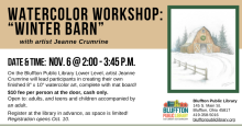 Watercolor Workshop: Winter Barn