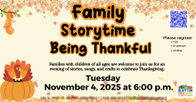 Family Storytime: Being Thankful