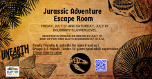 Jurassic Adventure Escape Room in July