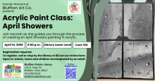 Acrylic Art Class: April Showers