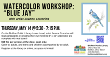 Watercolor Workshop: Blue Jay 
