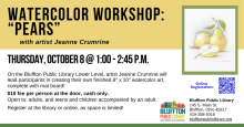 Watercolor Workshop: Pears