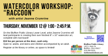 Watercolor Workshop: Raccoon