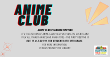 It’s the return of Anime Club! 