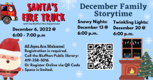 December Family Storytime December Family Storytime