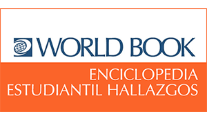 World Book Enciclopedia Estudiantil Hallazgos database logo